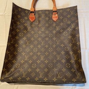 Vintage Louis Vuitton large tote bag